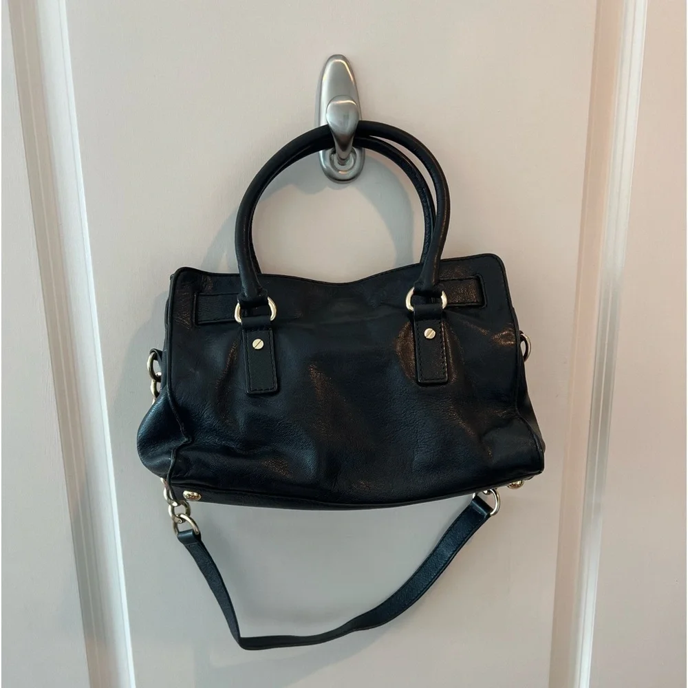 Michael Kors Black Leather Handbag